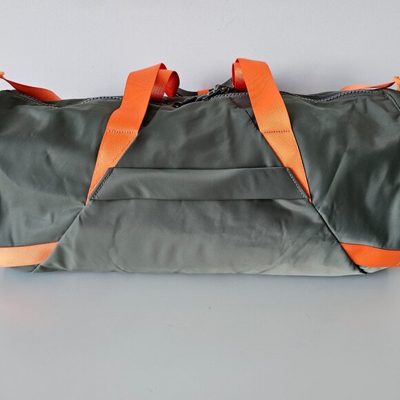 NWT LULULEMON Green Sage Orange All Day Essentials Duffle Bag Gym Travel 32L - Picture 6 of 16